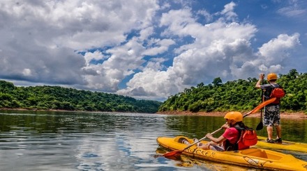 Como andar de caiaque ou paddle surf no Rio Iguaçu