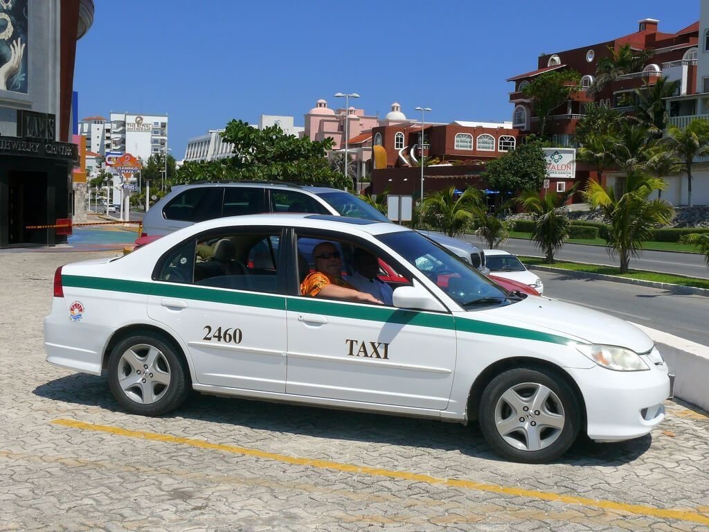 Táxis em Cancún