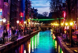 Vida noturna em Amsterdã