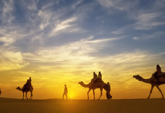 Passeio de camelo em Marrakech