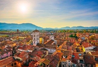 Vista da cidade de Lucca