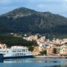 Ferry boat no porto de Igoumenitsa da Itália para a Grécia