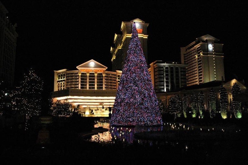 Decoração natalina em Las Vegas