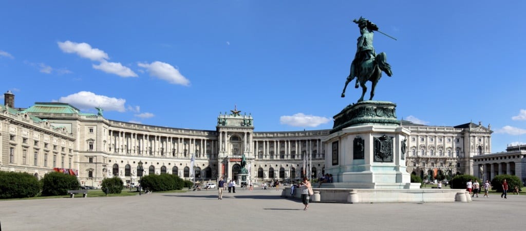 Fachada do Palácio Hofburg