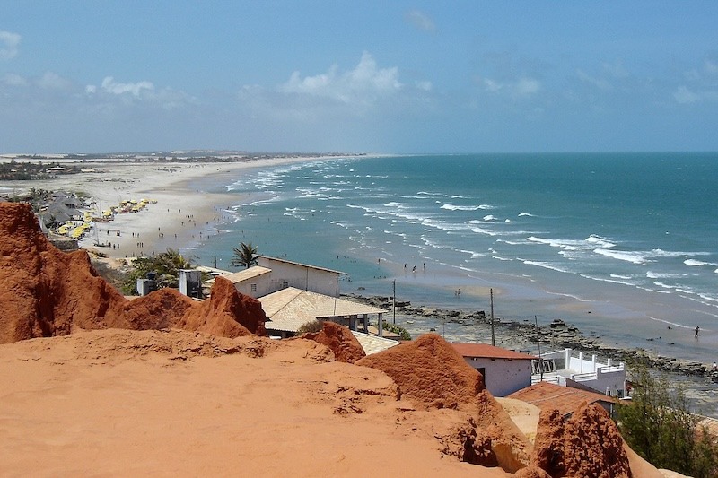 Praia Morro Branco em Fortaleza