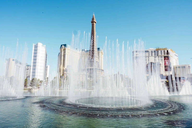 Show das águas do hotel Bellagio em Las Vegas