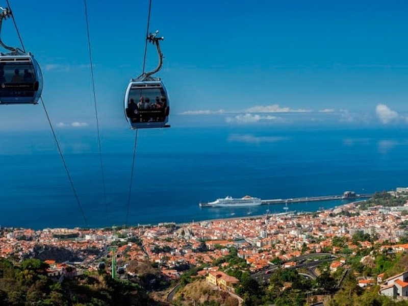 Teleférico do Funchal na Madeira