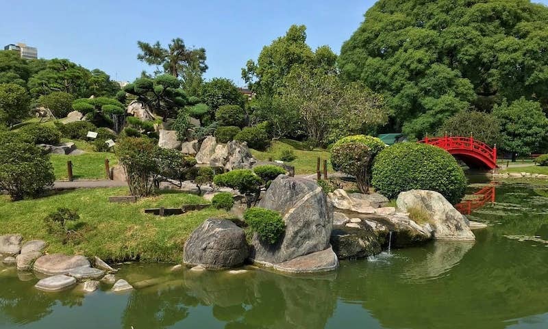 O que ver no Jardim Japonês em Fortaleza - lago e ponte