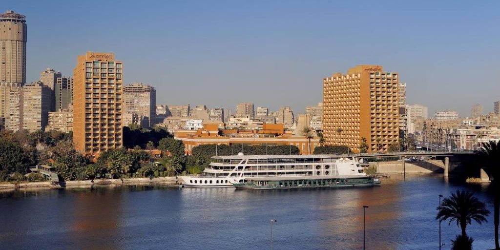 Cairo Marriott Hotel na ilha Gezira
