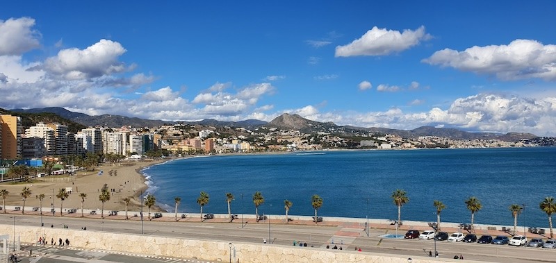 Playa de la Malagueta em Málaga