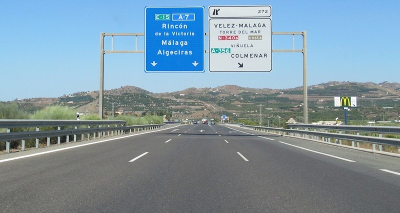 Auto-estrada na Espanha