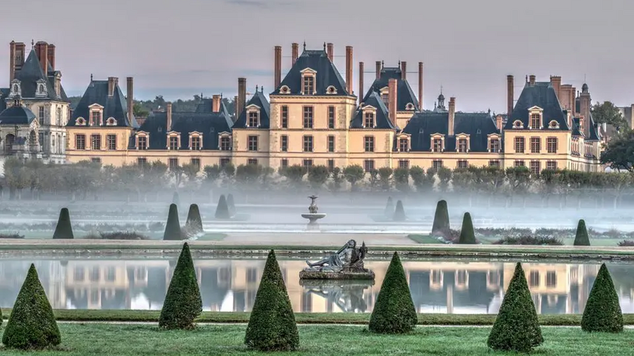 Castelo de Fontainebleau na França