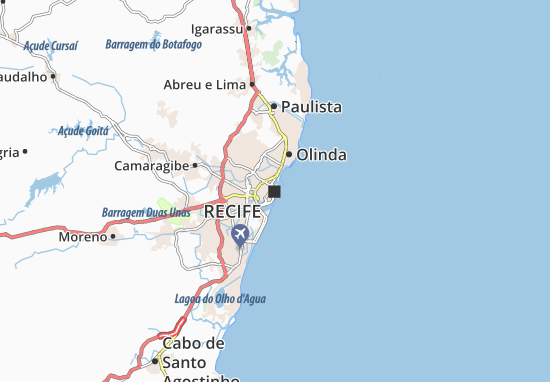 Mapa Recife