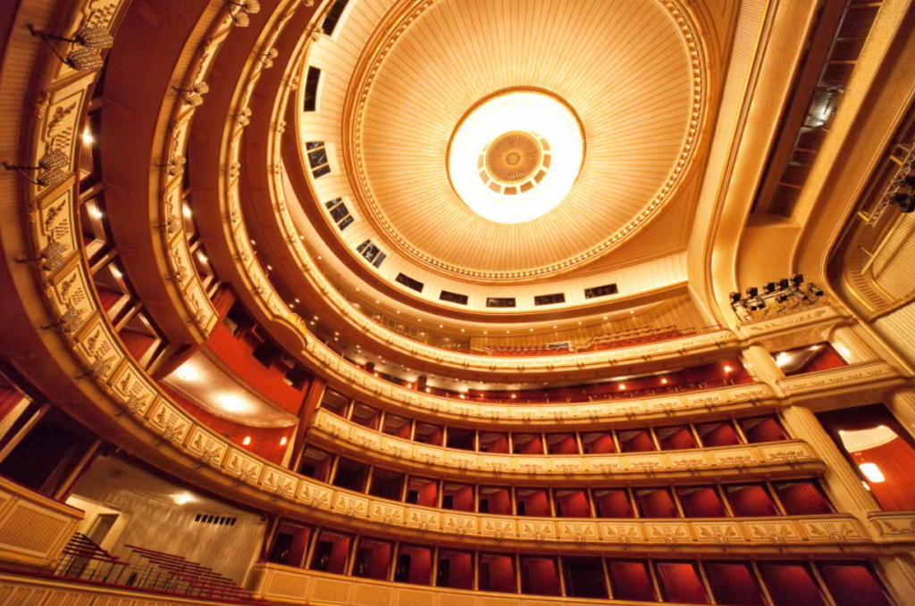 Teto da Ópera Estatal de Viena