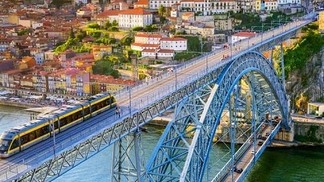 Vista da Ponte D. Luís no Porto