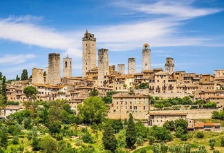 Vista da cidade de San Gimignano