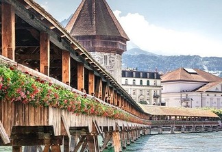 Ponte da Capela, Lucerna, Suíça