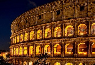 Vida noturna em Roma