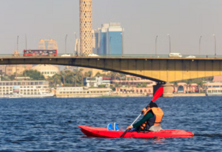 Tour de caiaque pelo rio Nilo
