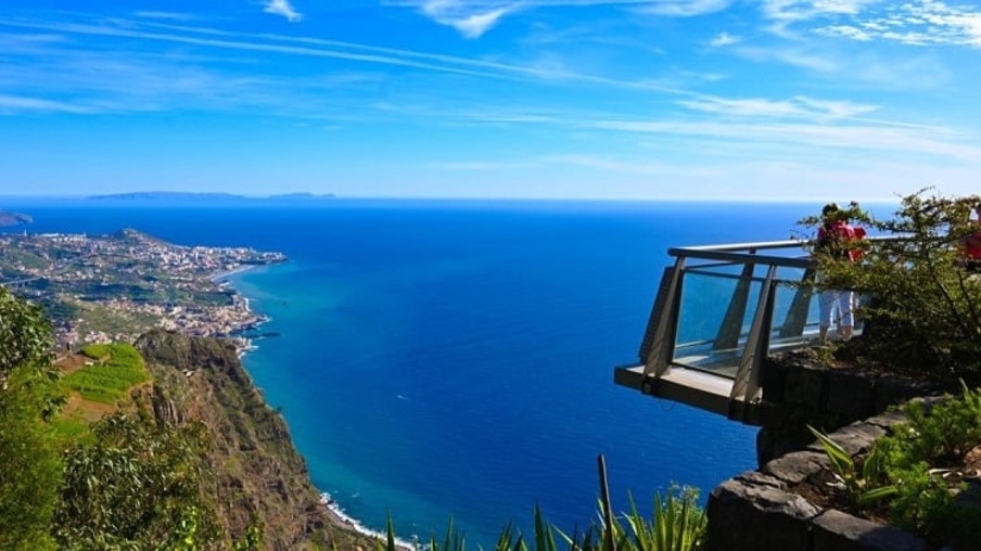 Mirantes na ilha da Madeira