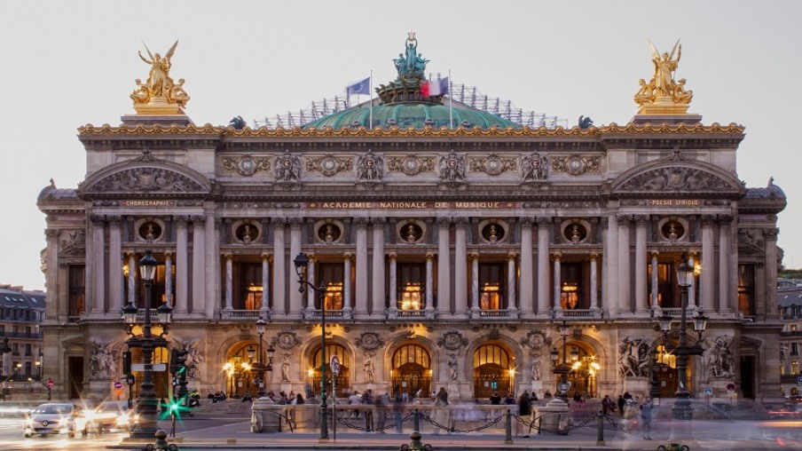 Vista externa do Palais Garnier