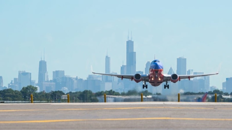 Avião em Chicago