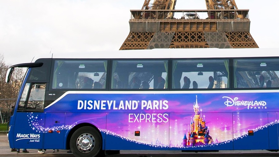 Transporte do centro de Paris até a Disney