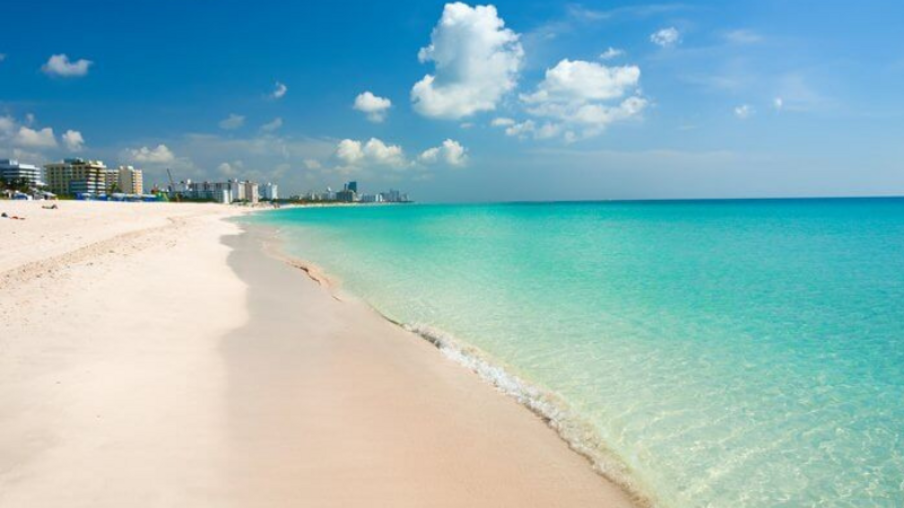Visita à praia de Halouver Beach em Miami
