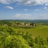 Paisagem da vinícola Rocca delle Macie em Castellina in Chianti na Toscana