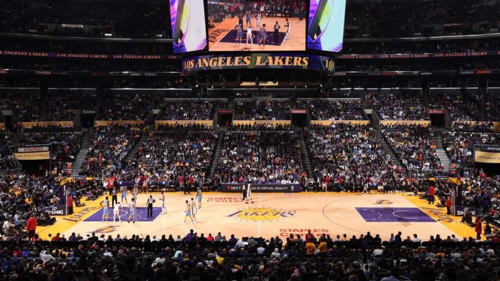 Los Angeles Lakers jogando