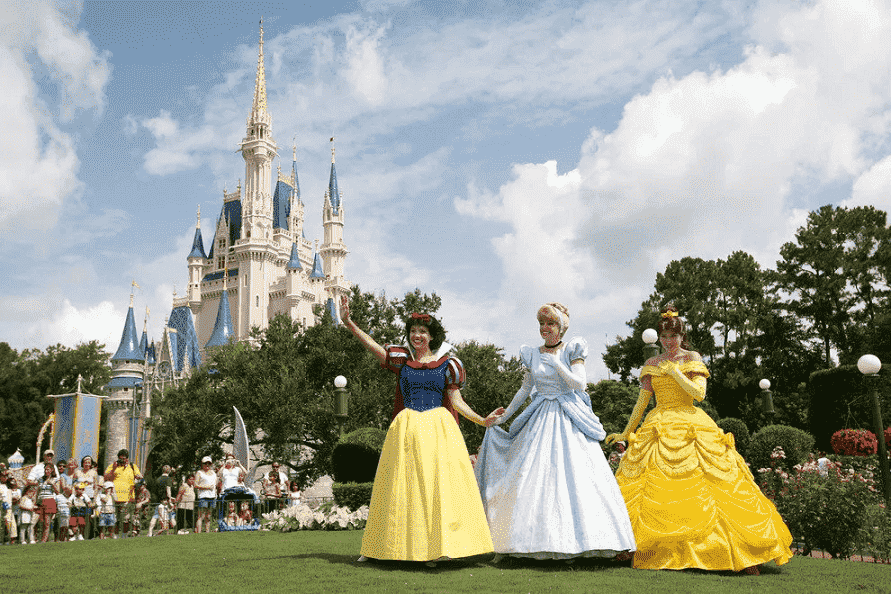princesas no Parque Disney’s Magic Kingdom