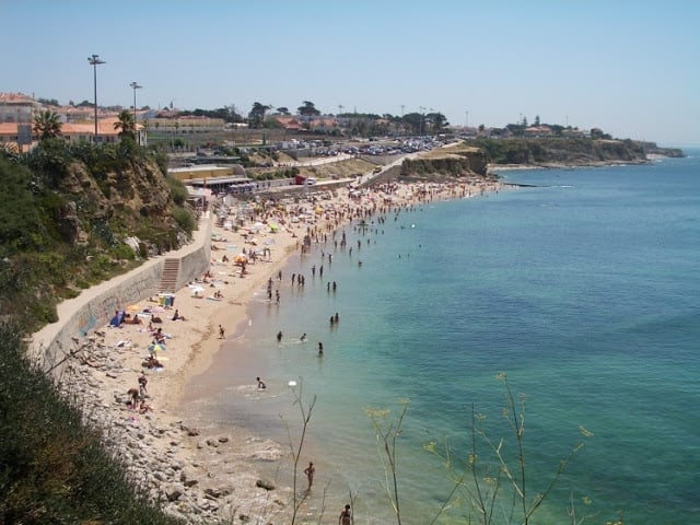 Vista da praia São Pedro Estoril