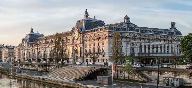 Vista externa do Museu d'Orsay em Paris