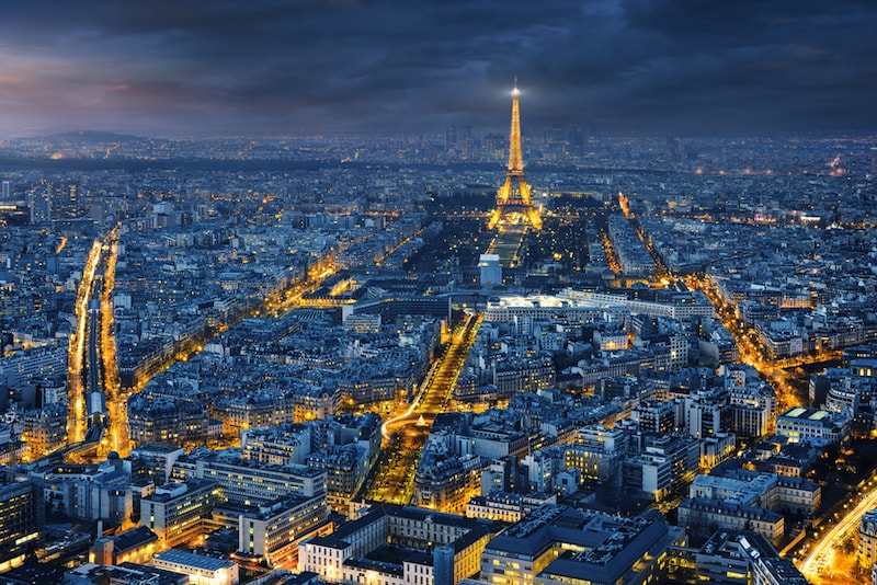 Vista da Torre Montparnasse em Paris