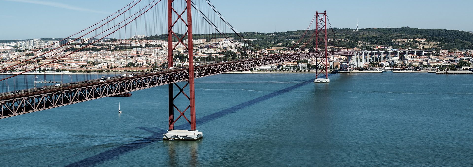 Ponte do rio Tejo em Lisboa