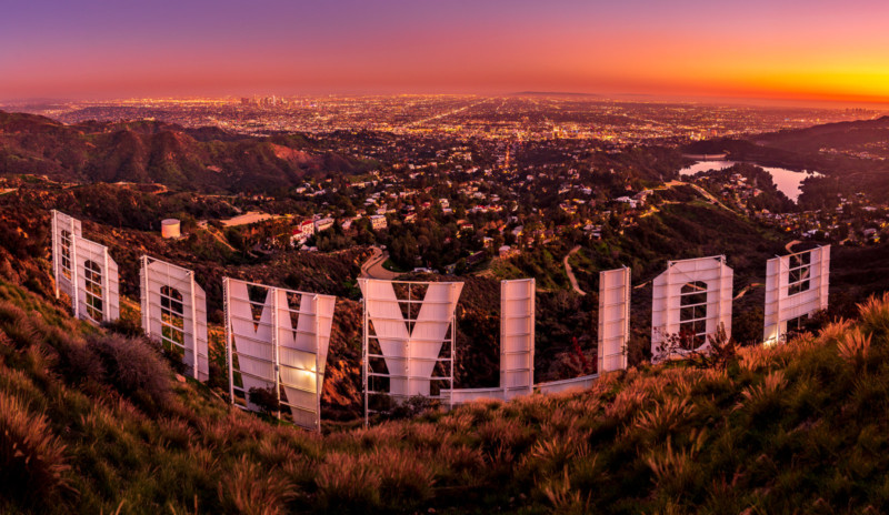 Região de Hollywood em Los Angeles
