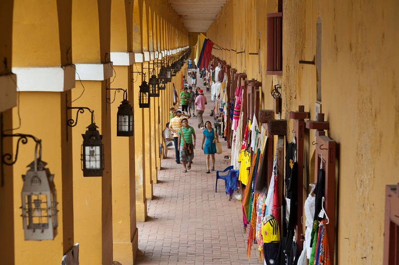 Las Bóvedas em Cartagena