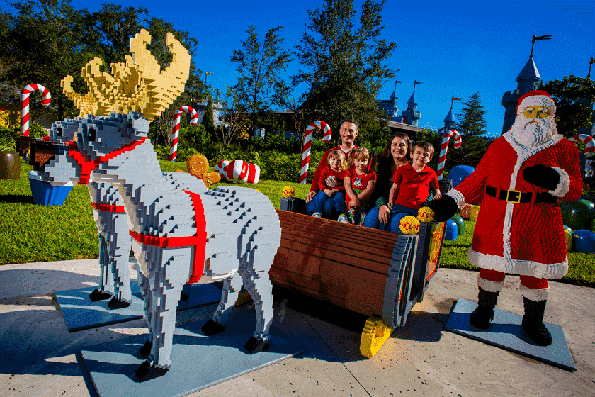 Natal no parque Legoland