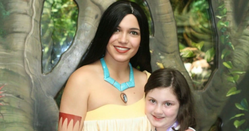 Pocahontas no Magic Kingdom Orlando