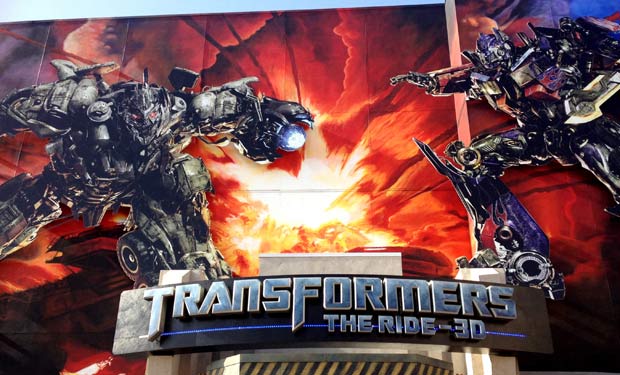 Simulador do Transformers no Universal Studios