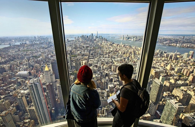 Vista do alto do Empire State Building