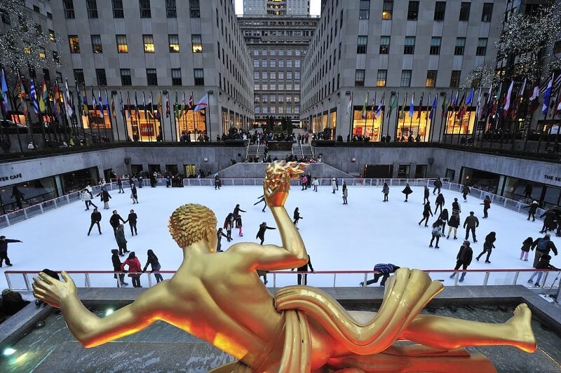 Pista de patinação do Rockefeller Center