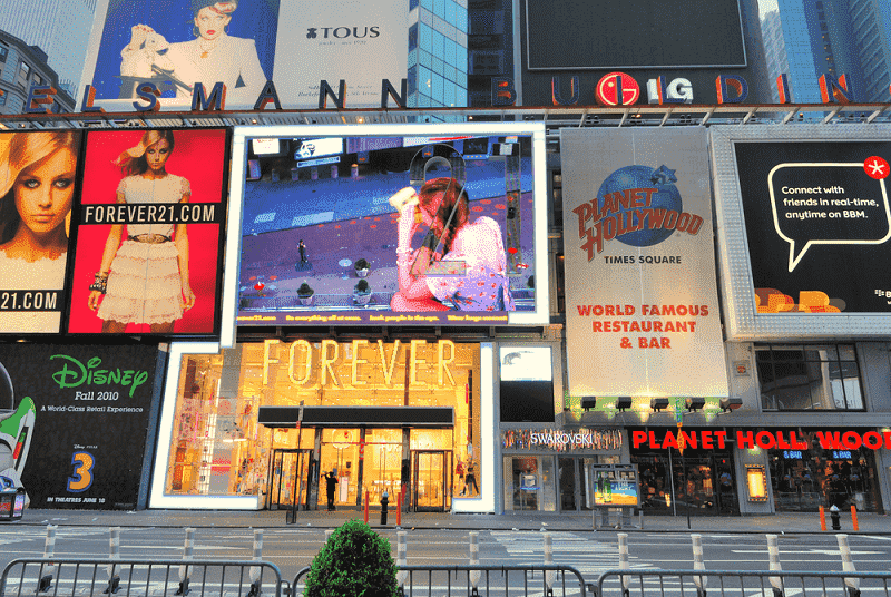 Compras na Times Square