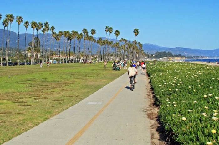 Cabrillo Bike Path em Santa Bárbara