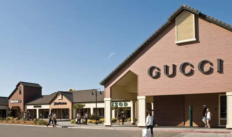 Vacaville outlet na Califórnia