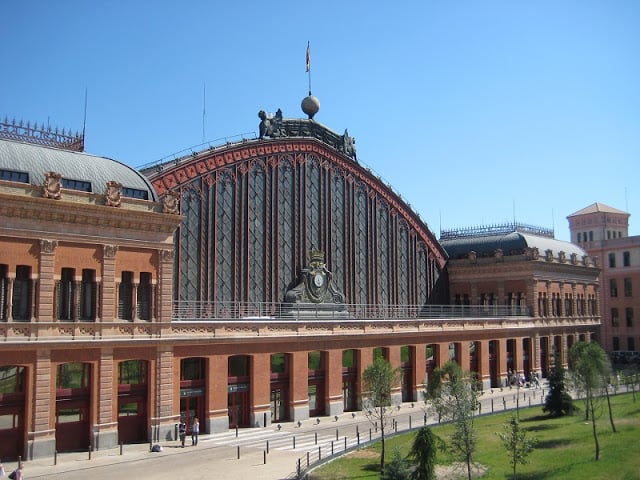 Estação Atocha no Bairro de Las Letras em Madrid