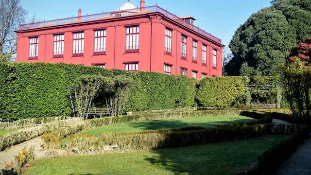 Vista do Jardim Botânico em Porto