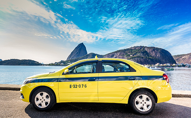 Táxi no Rio de Janeiro