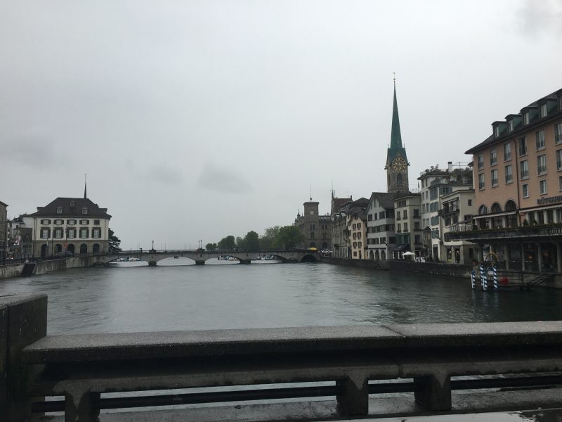 Chuva em Zurique, Suíça