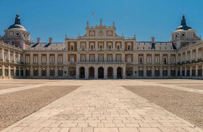 Vista do Palácio Real em Madri
